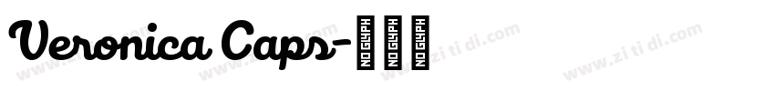 Veronica Caps字体转换